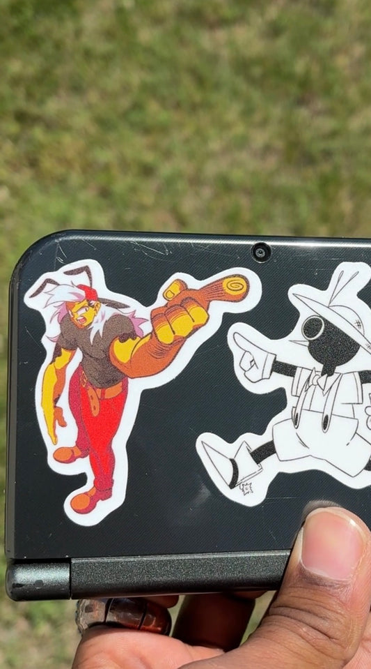 PRIMAL FIGHTERZ STICKERS: HARVEY